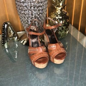 Charlotte Russe Tan Wedges